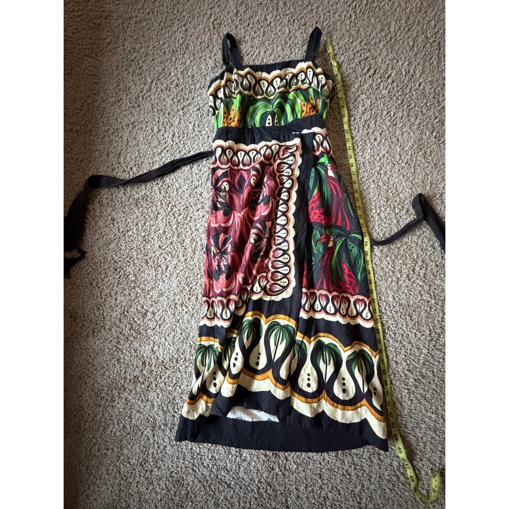 sFarm Rio Women's Coconut Tree Flow Ecovero Euroflax Dress Size - Picture 7 of 8